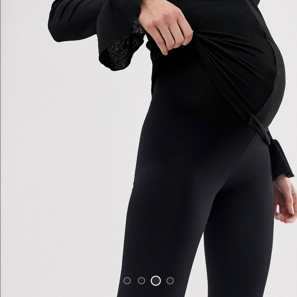 5 pack of long maternity leggings